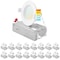 Luxrite 3 Inch Ultra Thin LED Recessed Downlights 5 CCT Selectable 2700K-5000K 6W 400LM Dimmable 16-Pack LR23730-16PK - alternate 1